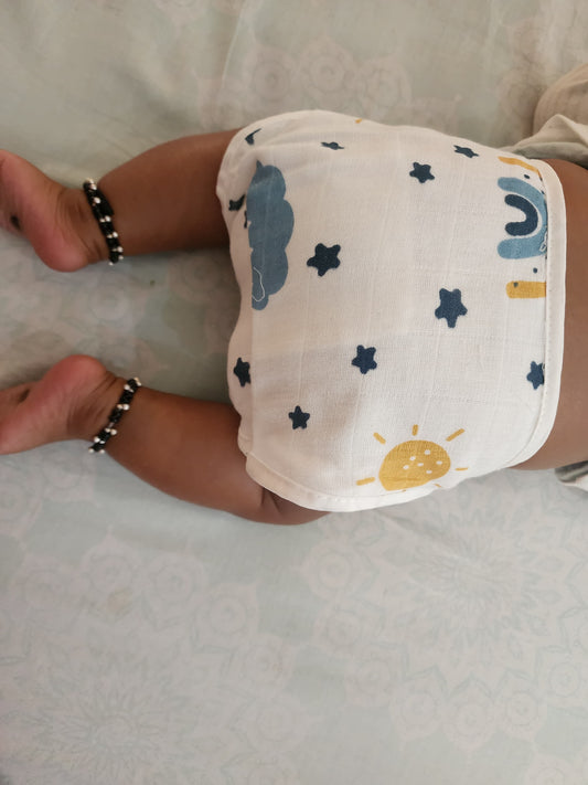 Cotton Double-Layer Cloth Nappy Set