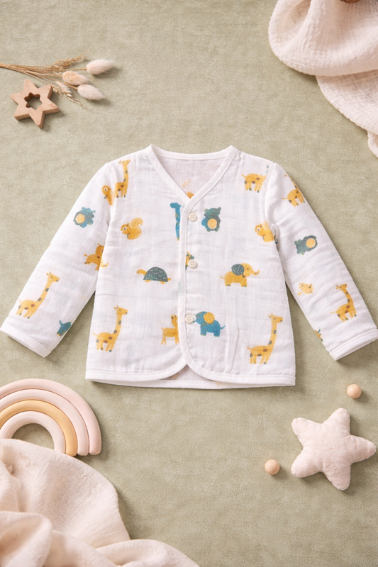 Pure Cotton Full Sleeve Jhabla (Pack of 6)
