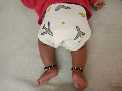 Muslin Cotton double layer Nappy pack of 6