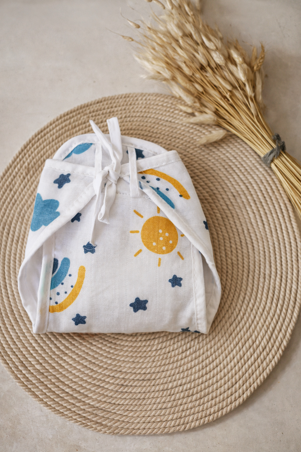 Muslin Cotton double layer Nappy pack of 6