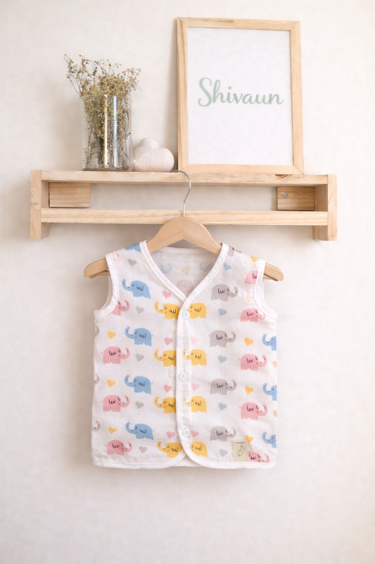 Little Elephant Sleeveless Jhabla