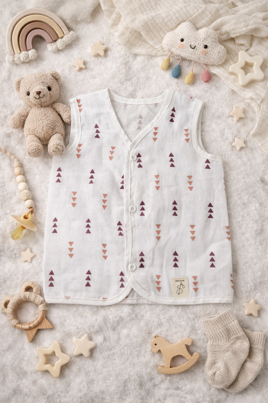 Tiny Triangles sleeveless Jhabla