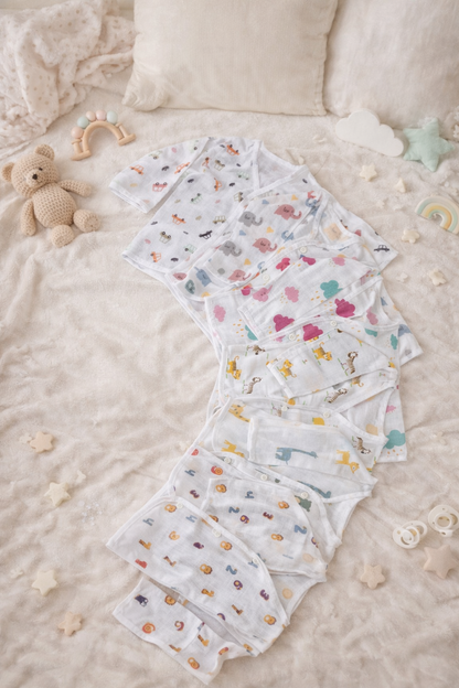 Pure Cotton Full Sleeve Jhabla (Pack of 6)