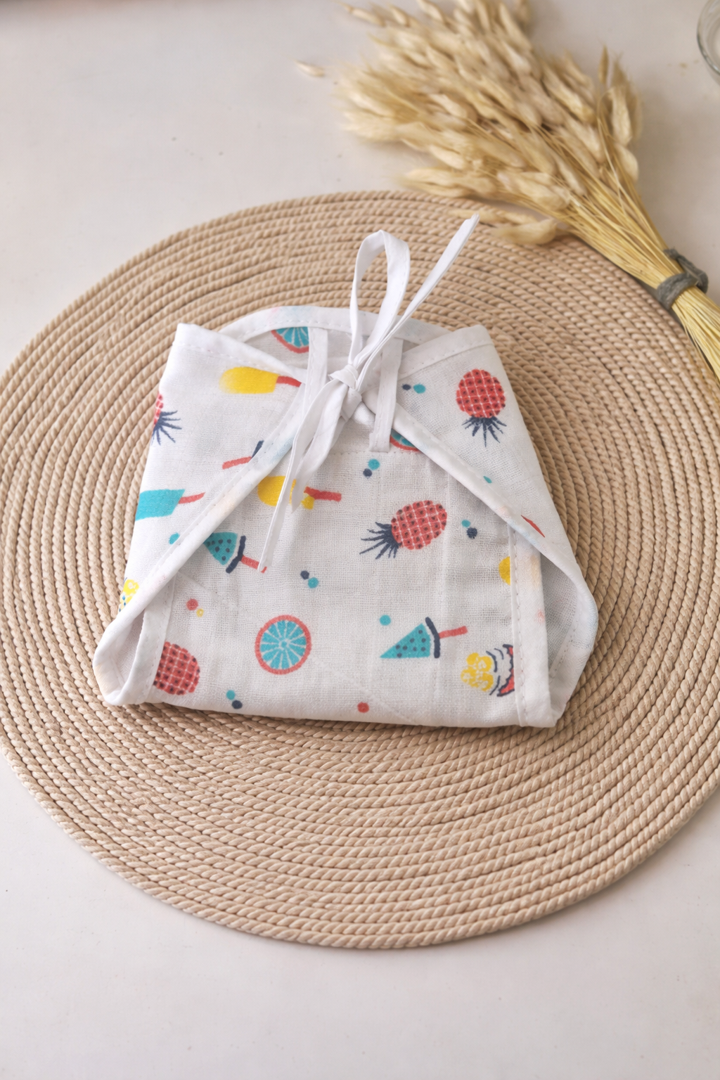 Muslin Cotton double layer Nappy pack of 6