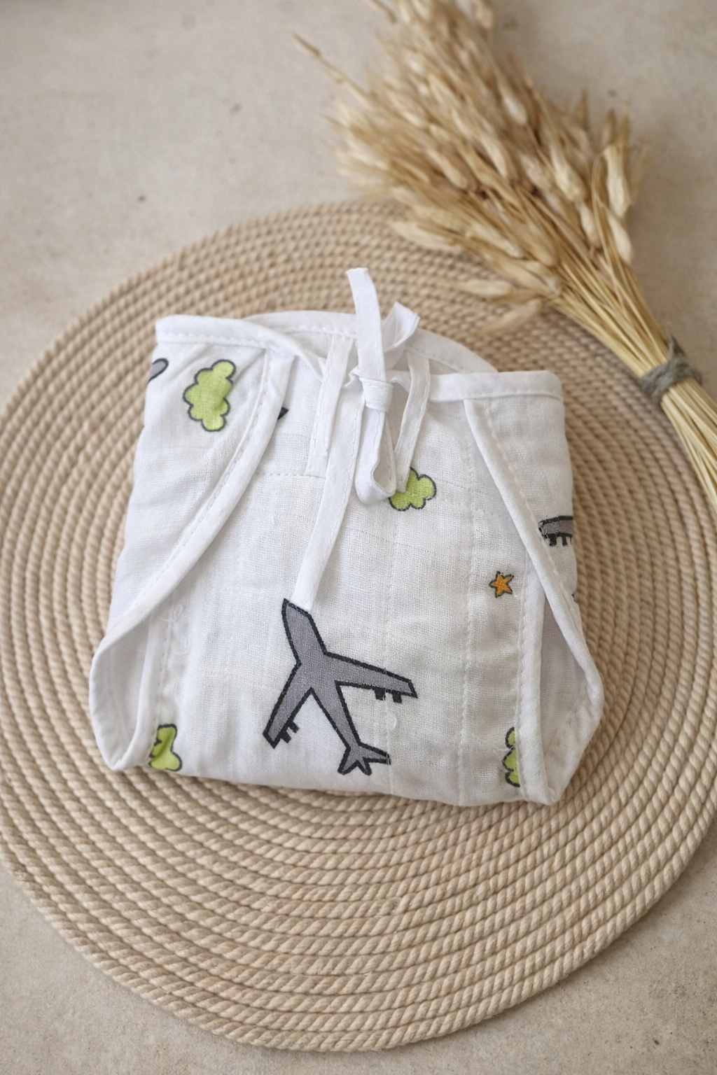 Muslin Cotton double layer Nappy pack of 6