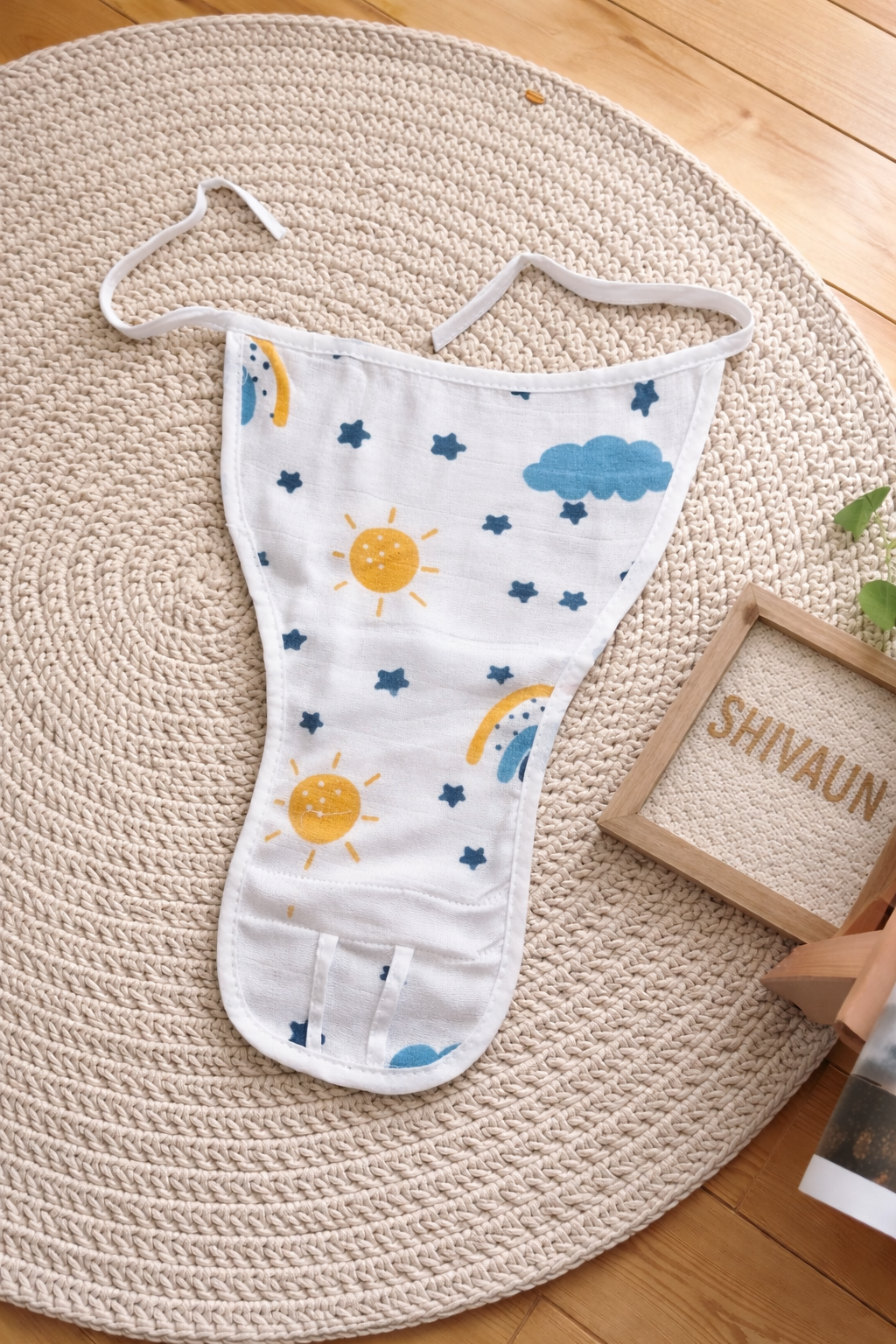 Muslin Cotton double layer Nappy pack of 6